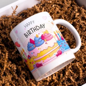 Birthday gift mug design