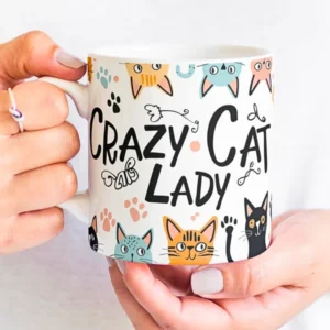 Cat lovers mug design