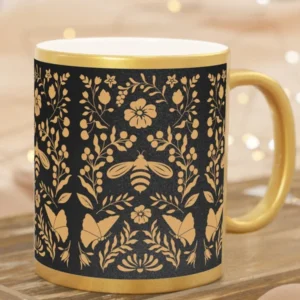 Gold design mug design