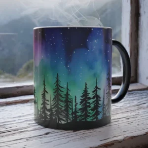 Northern light mug design