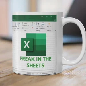 Sheets coffee mug design