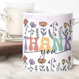 Thank you mug designs