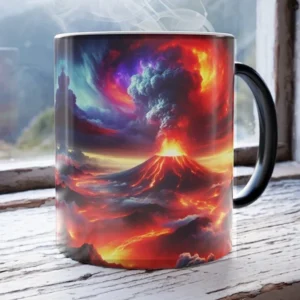 Volcano mug design