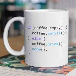 coding mug design