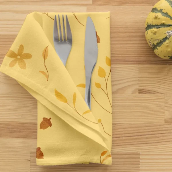 custom printed cloth napkins qikink