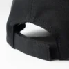 Black baseball ottoman cap qikink velcro