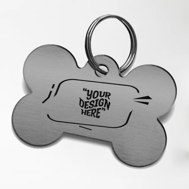 custom pet tags bone dog tag qikink