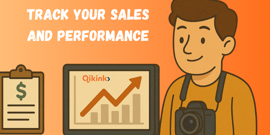 Track Your Sales and Performance after selling photography prints​ online - Qikink