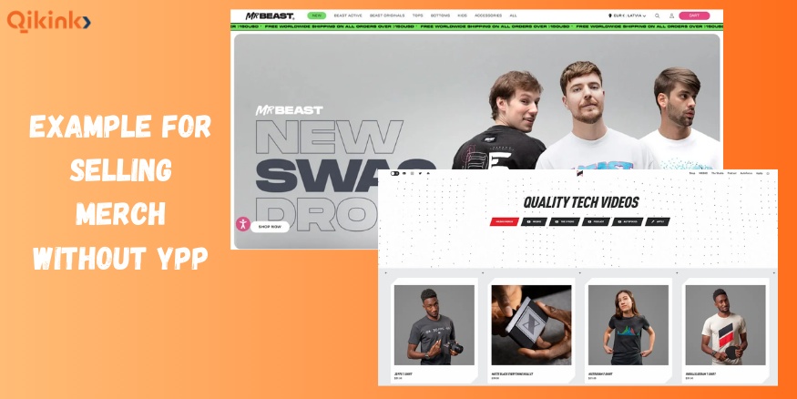 Selling Merch Without YPP - qikink