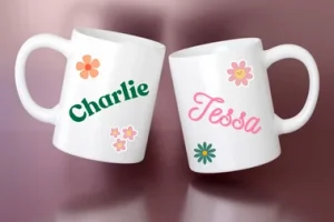 Custom name coffee mug design template-qikink