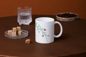 Minimalist linework coffee mug design-qikink