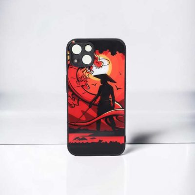 Printed glass phone case qikink